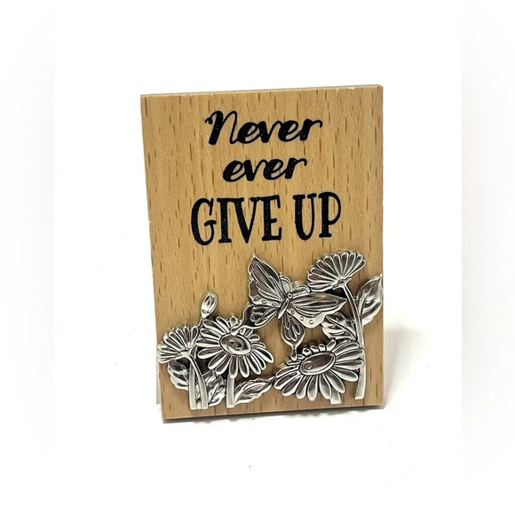 (4 for $32) GANZ Choose FOUR BNWT Wooden Inspirational Desk Signs/ and Magnet!​ - Picture 1 of 10